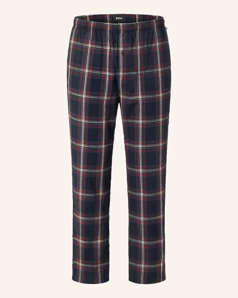 HUGO BOSS Pyjamas Unterteil HOLIDAY PANTS Hellblau