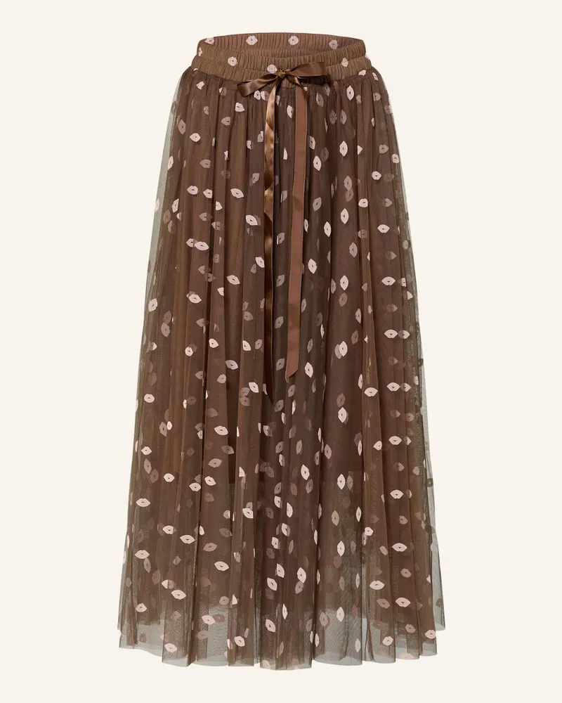 Miss Goodlife Tüllrock braun Braun