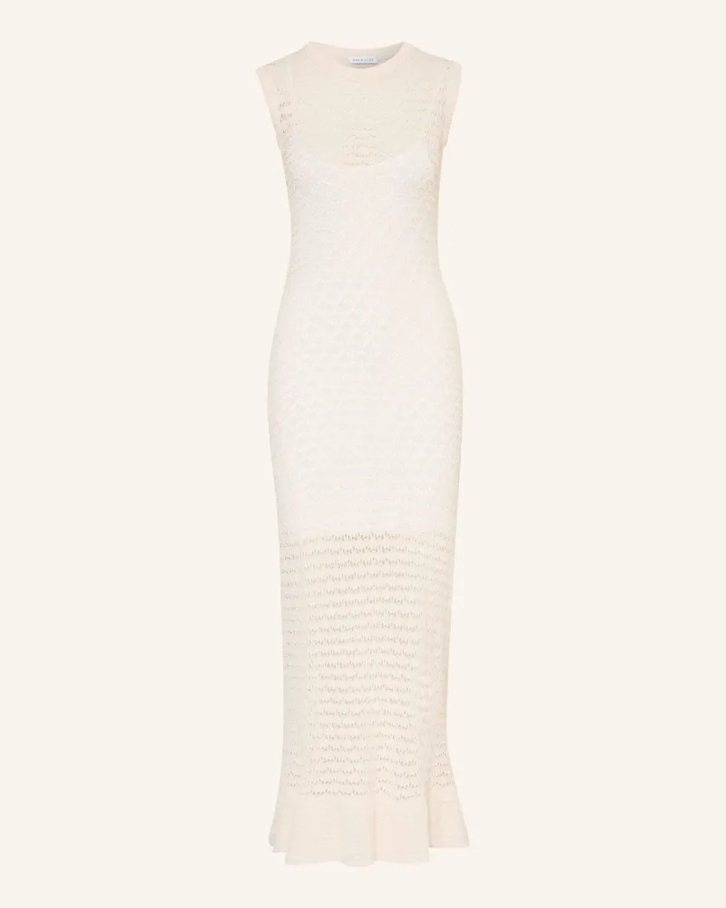 Mrs & HUGS Strickkleid weiss Creme