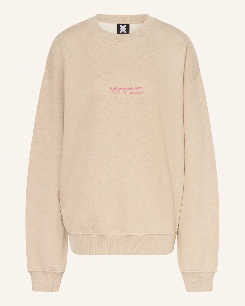 Karo Kauer Sweatshirt Beige