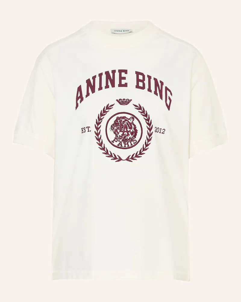 Anine Bing T-Shirt Jaylin weiss Creme