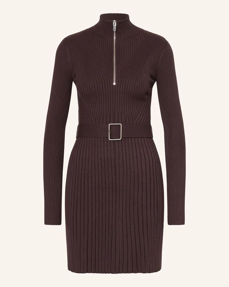 Reiss Strickkleid VIENNA Dunkelbraun