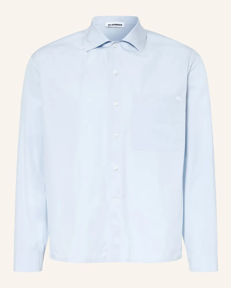 Jil Sander Hemd Regular Fit blau Hellblau