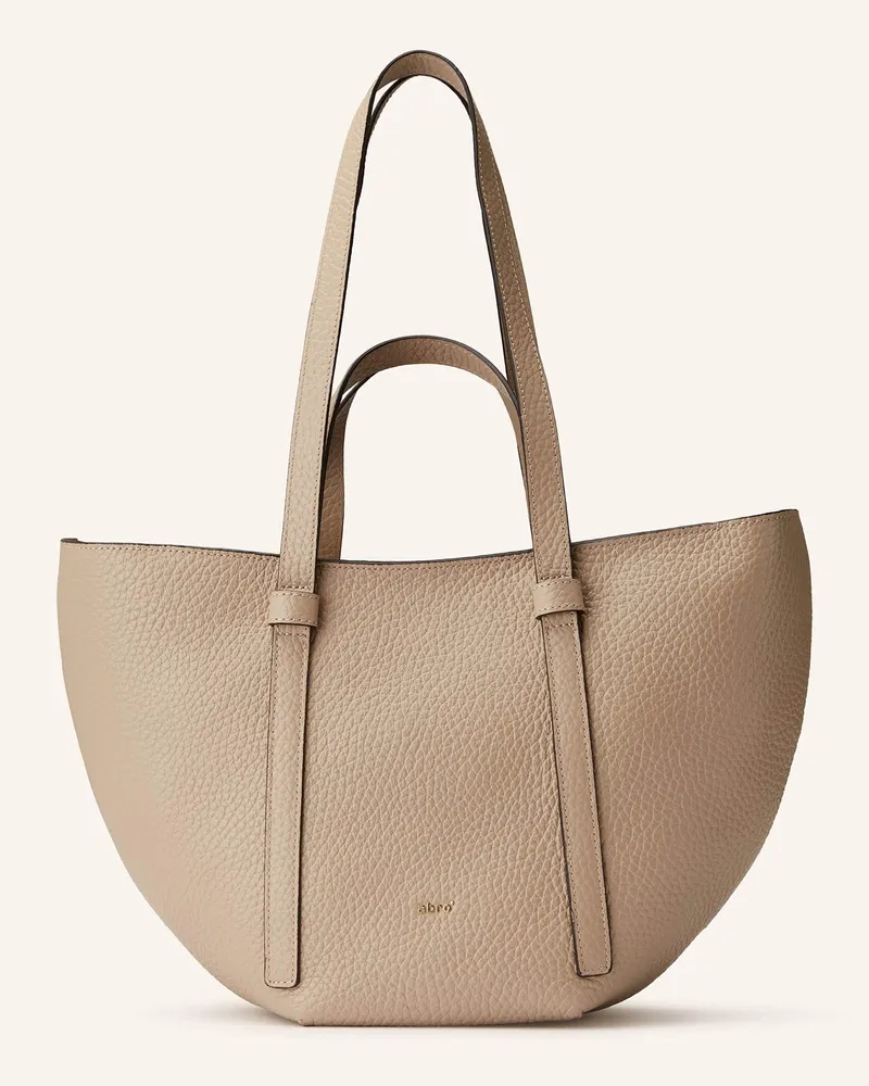 Abro Shopper COSMO MEDIUM mit Pouch Beige