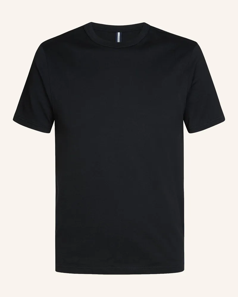 Profuomo T-Shirt schwarz Schwarz