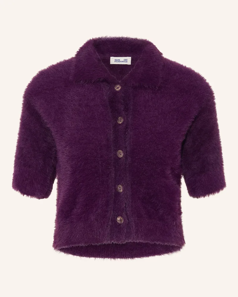 Baum und Pferdgarten Strickjacke CRISTIN Dunkellila