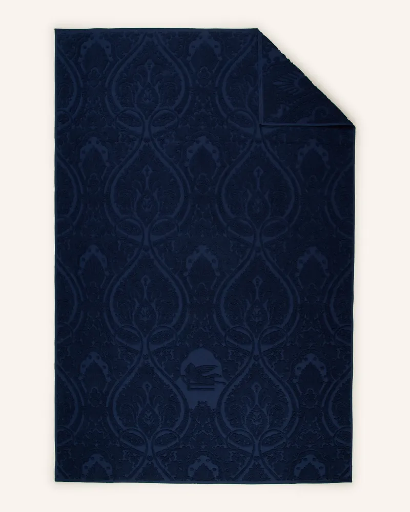 Etro Badetuch Capri blau Dunkelblau