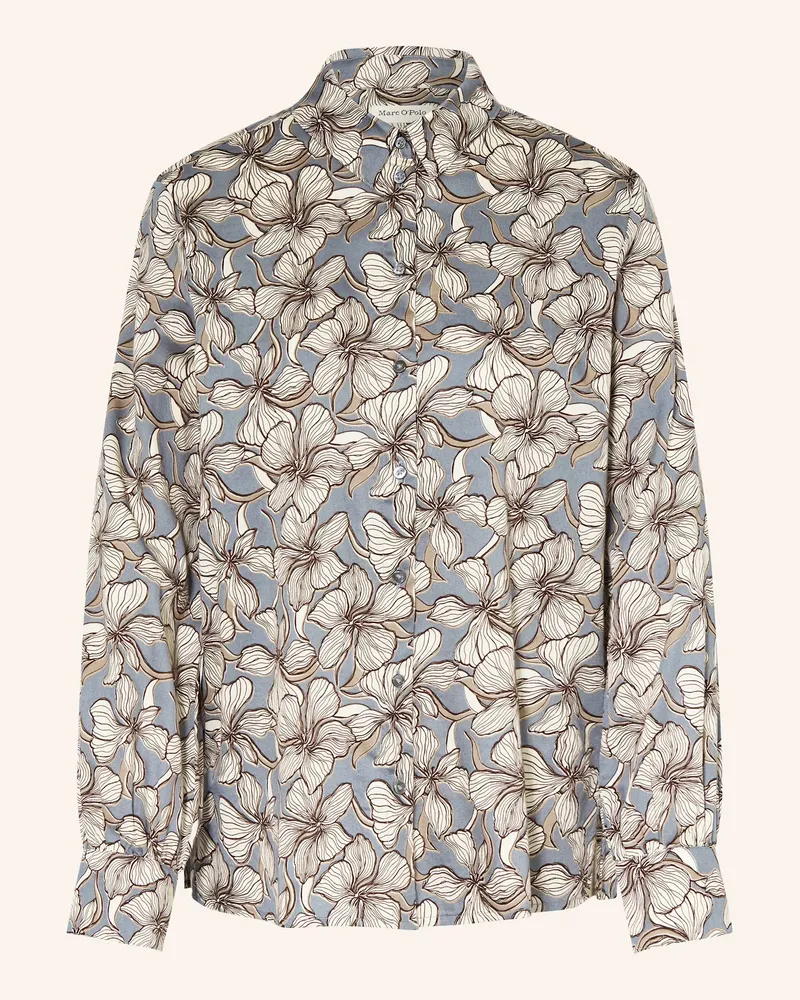 Marc O'Polo Hemdbluse Blaugrau