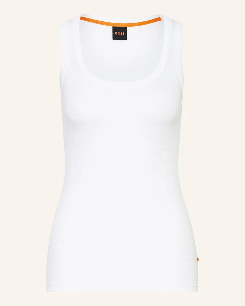 HUGO BOSS Top Ematite weiss Weiss