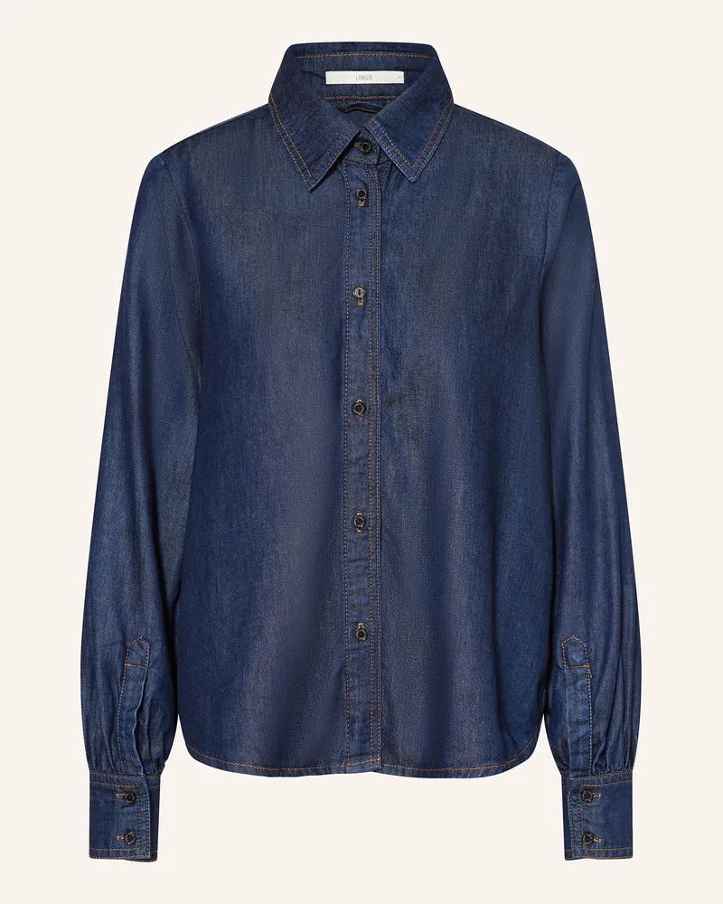Lanius Jeansbluse Dunkelblau