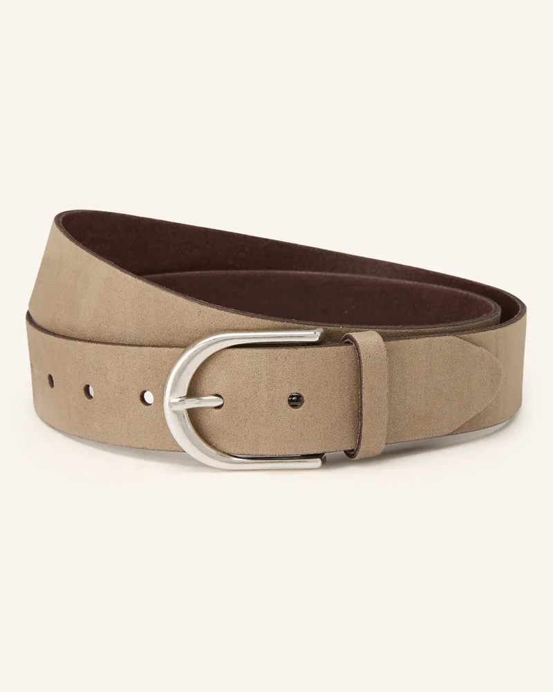 Vanzetti Ledergürtel Beige