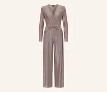 Jumpsuit mit Glitzergarn