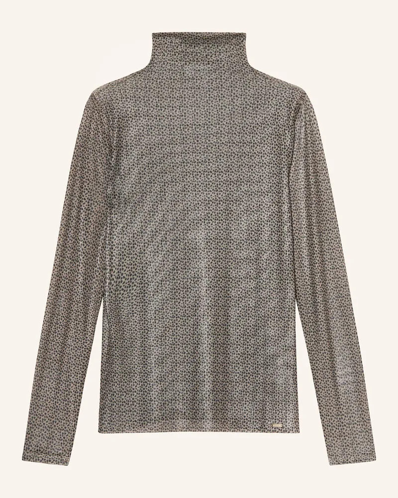 cinque Longsleeve CIMIA aus Mesh Braun