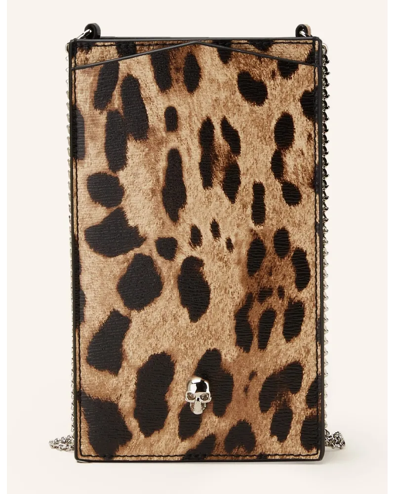 Alexander McQueen Smartphone-Hülle Beige