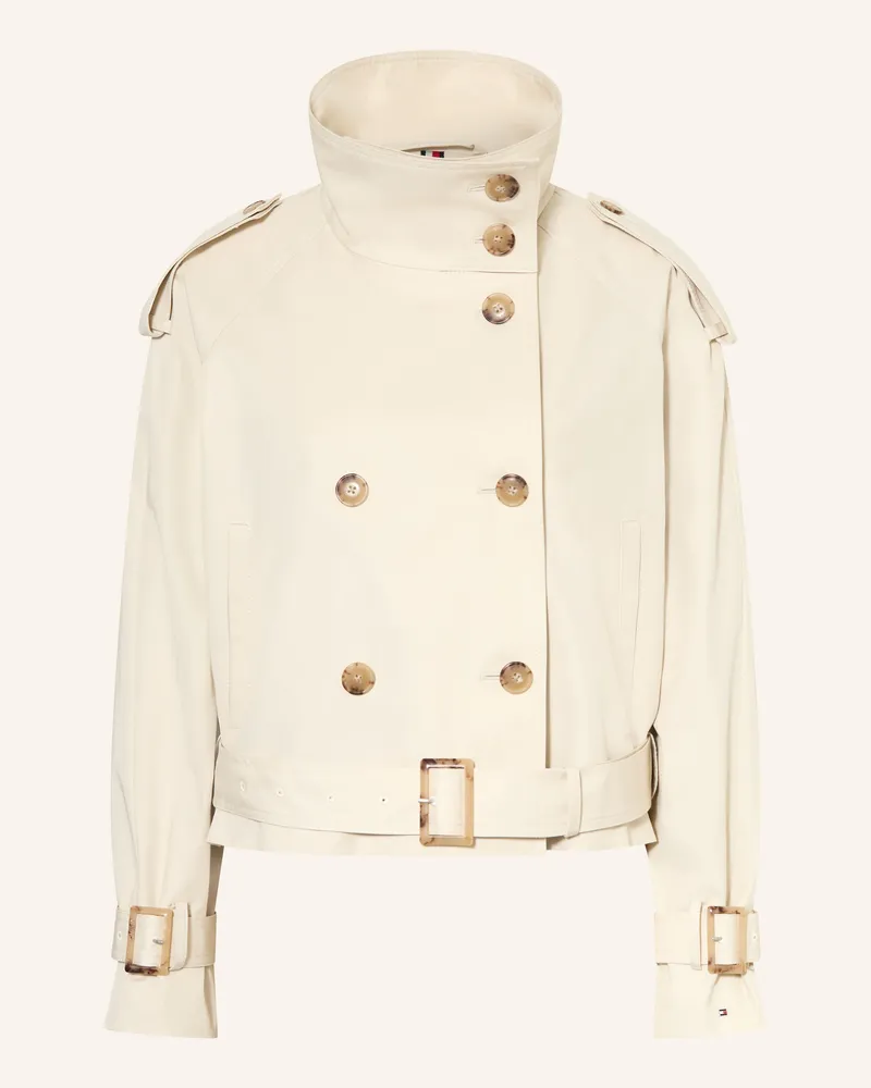 Tommy Hilfiger Trench-Jacke weiss Beige