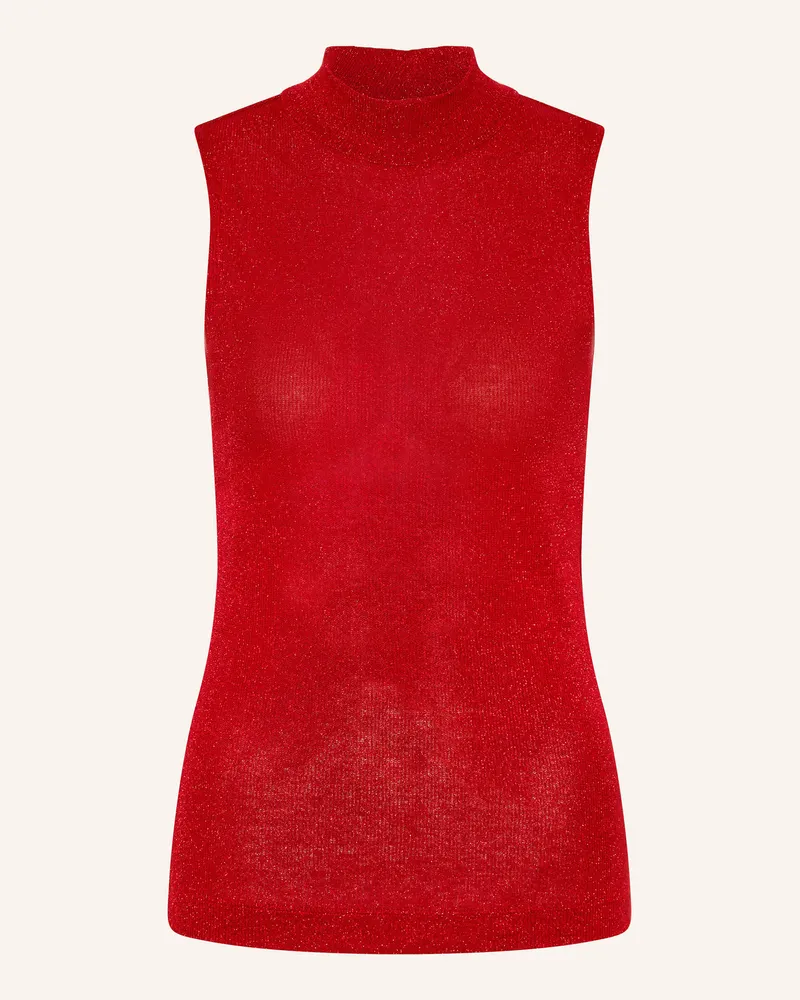 Rich&Royal Stricktop Mit Glitzergarn rot Rot