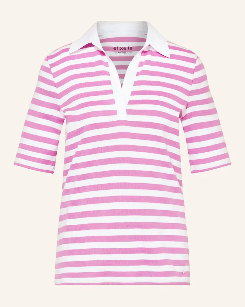 Efixelle Jersey-Poloshirt Rosa