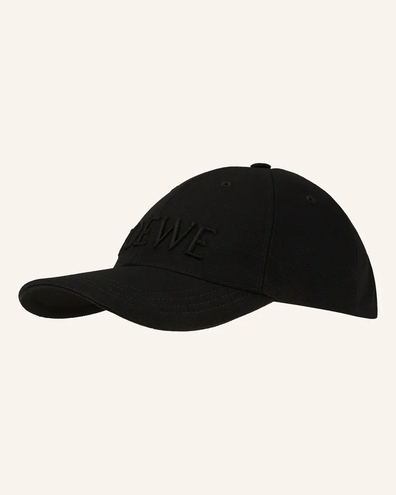 Loewe Cap schwarz Schwarz