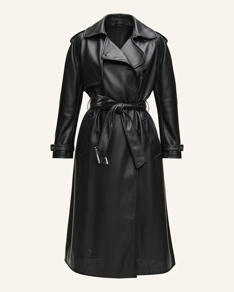 Karl Lagerfeld Mantel schwarz Schwarz