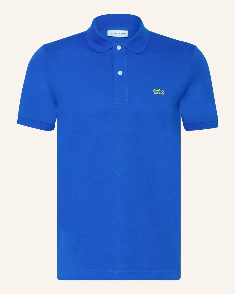 Lacoste Piqué-Poloshirt Slim Fit Blau