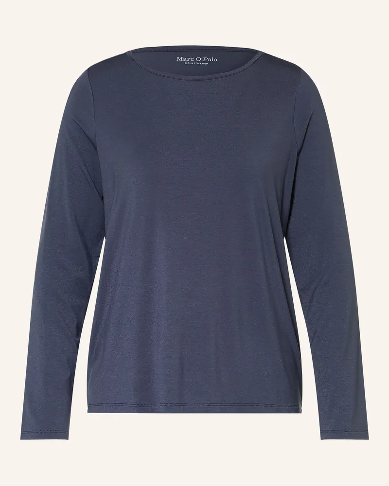Marc O'Polo Schlafshirt blau Blau