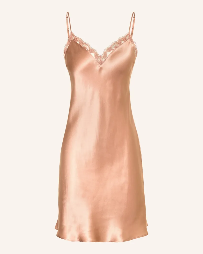Simone Pérèle Negligé Love Me Aus Seide rosa Rosé