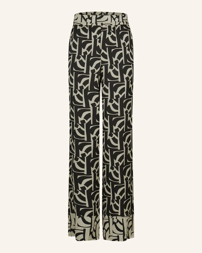 MARC AUREL Pyjamahose Schwarz