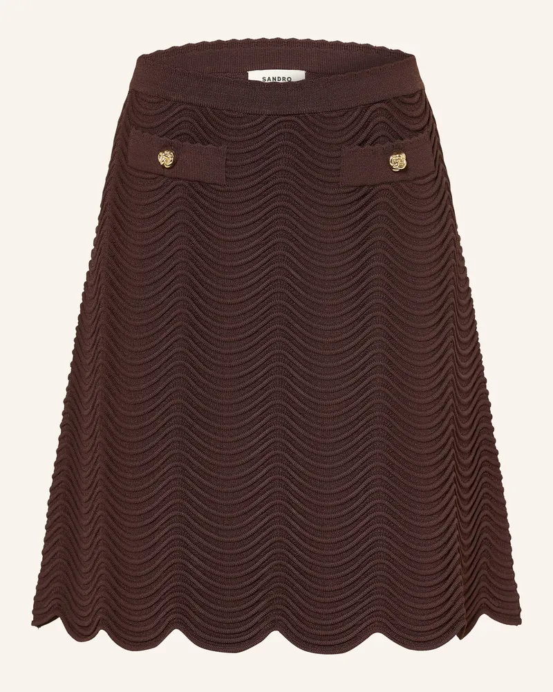 Sandro Strickrock Dunkelbraun
