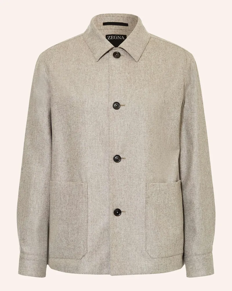 Ermenegildo Zegna Overjacket beige Taupe