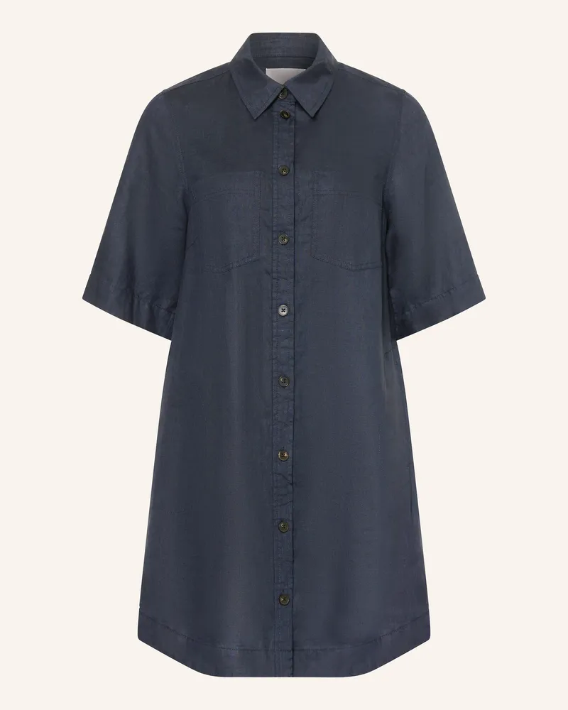 Part Two Hemdblusenkleid SARDIAEPW aus Leinen Dunkelblau