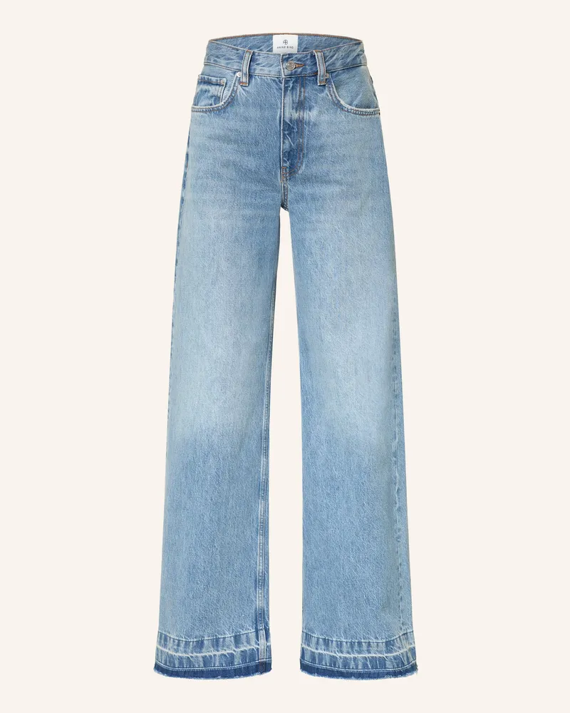 Anine Bing Wide Leg Jeans Lewis blau Caspian