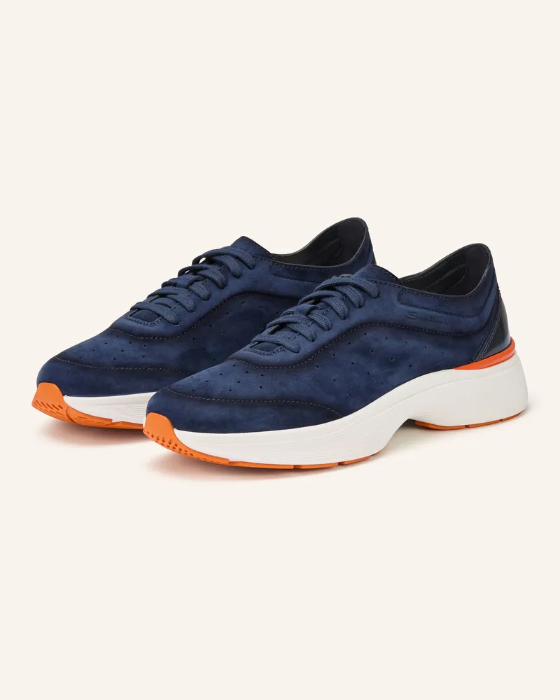 Santoni Sneaker Bounce blau Dunkelblau