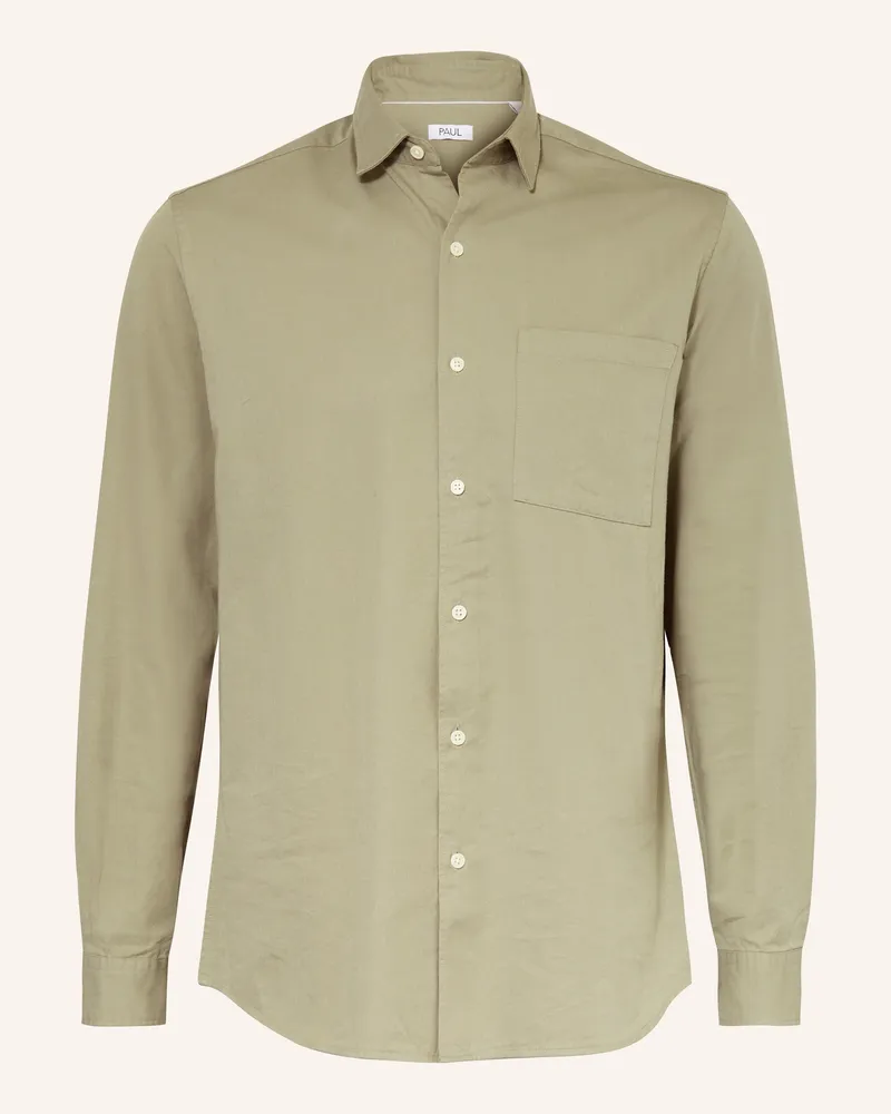 paul Hemd Comfort Fit gruen Hellgrün