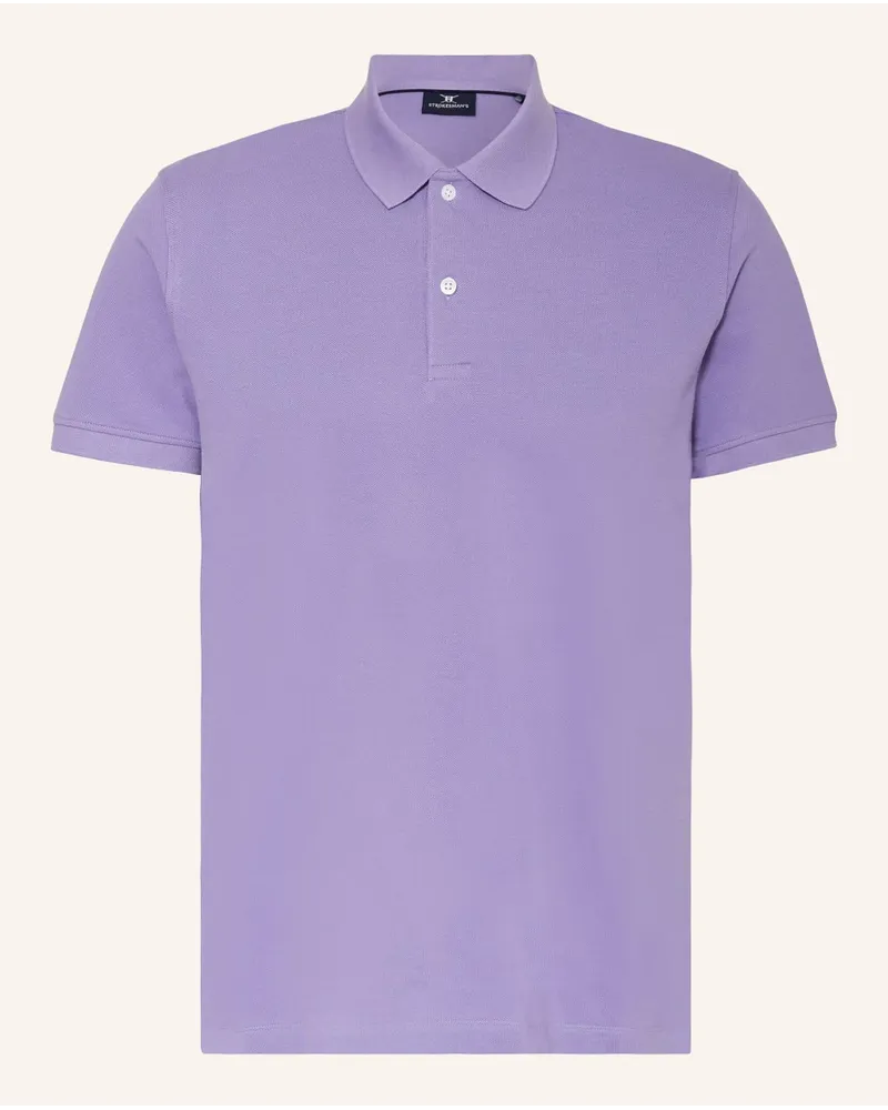 Strokesman's Piqué-Poloshirt Lila