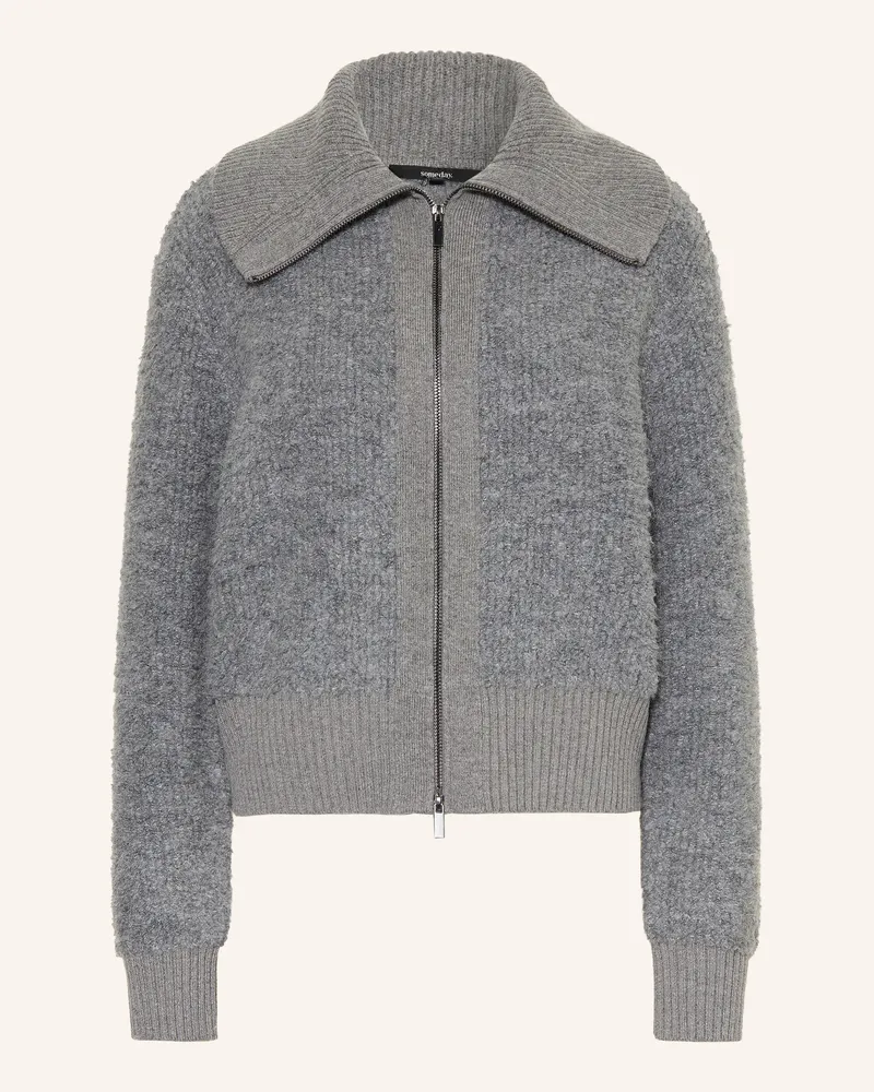 someday. Strickjacke Teski beige Grau