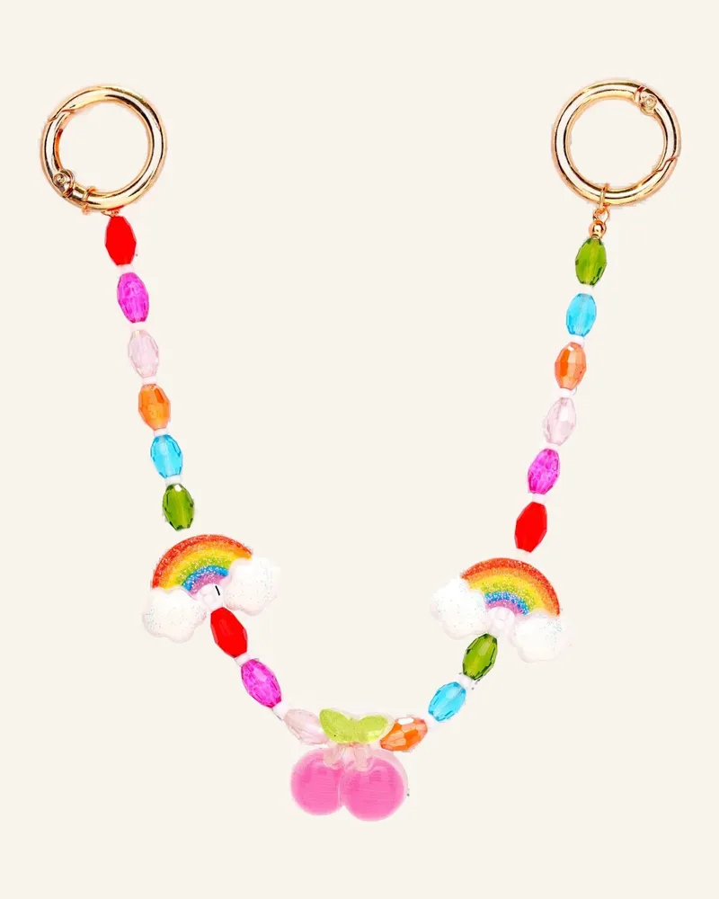 CRYSTAL HAZE Bag Charms Cherry Pop Bag Chain By Glambou gold Gold