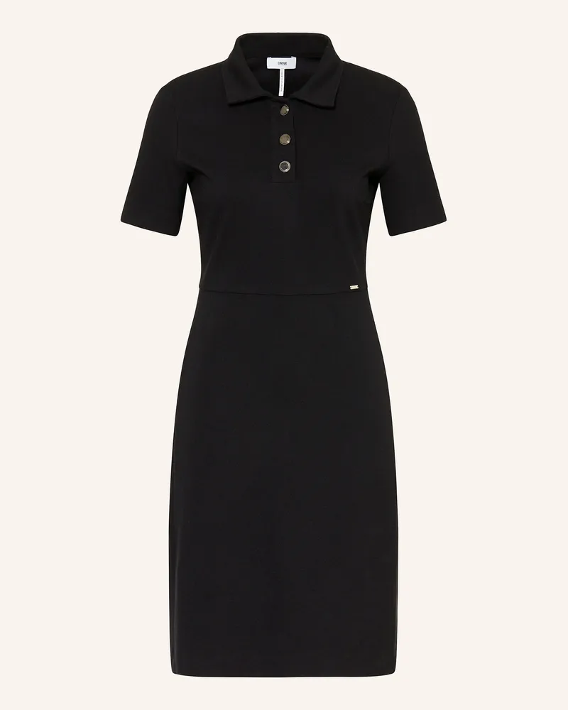 cinque Piqué-Kleid CIISO Schwarz
