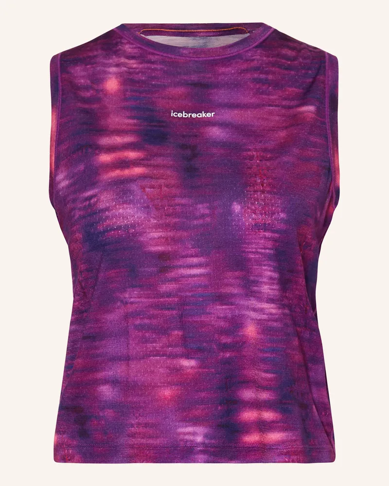 Icebreaker Tanktop MERINOMIX 125 COOL-LITE™ SPEED Lila