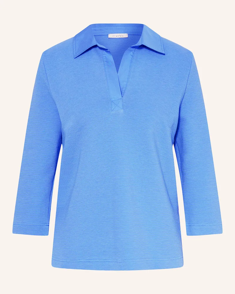lilienfels Shirt mit 3/4-Arm Blau
