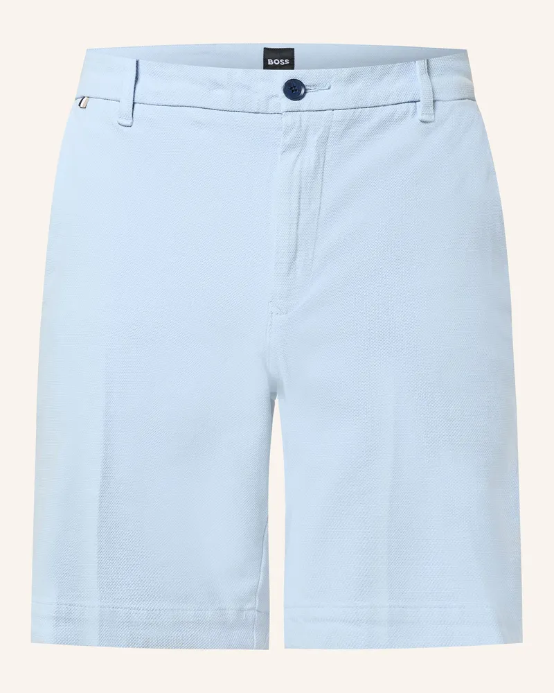 HUGO BOSS Chinoshorts Slim Fit Hellblau