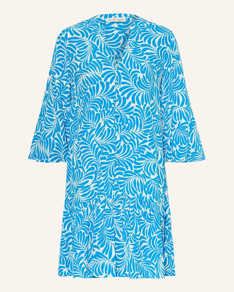 Phase Eight Kleid Phoebe Mit 3/4-Arm blau Neonblau