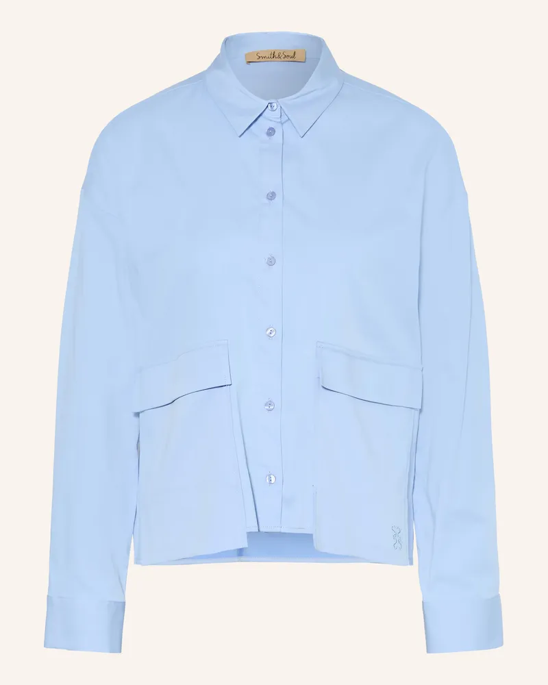 Smith & Soul Hemdbluse blau Hellblau