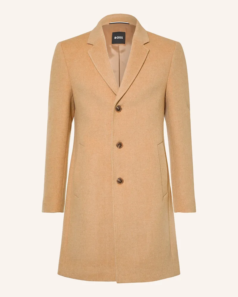 HUGO BOSS Wollmantel Hyde beige Camel