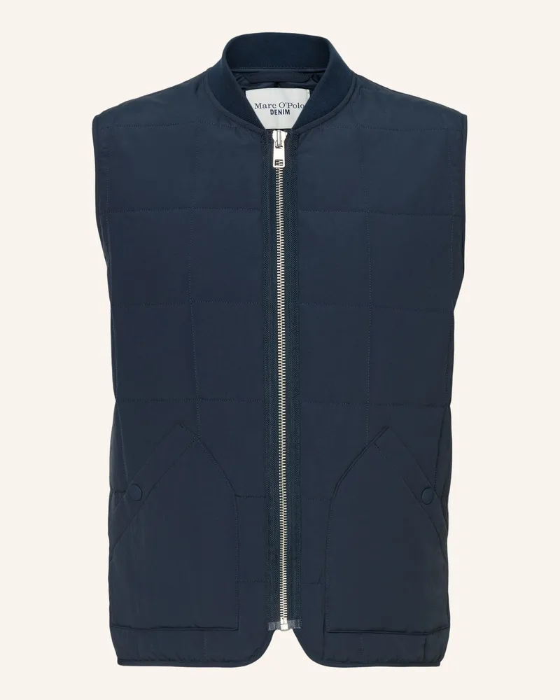 Marc O'Polo Weste blau Dunkelblau