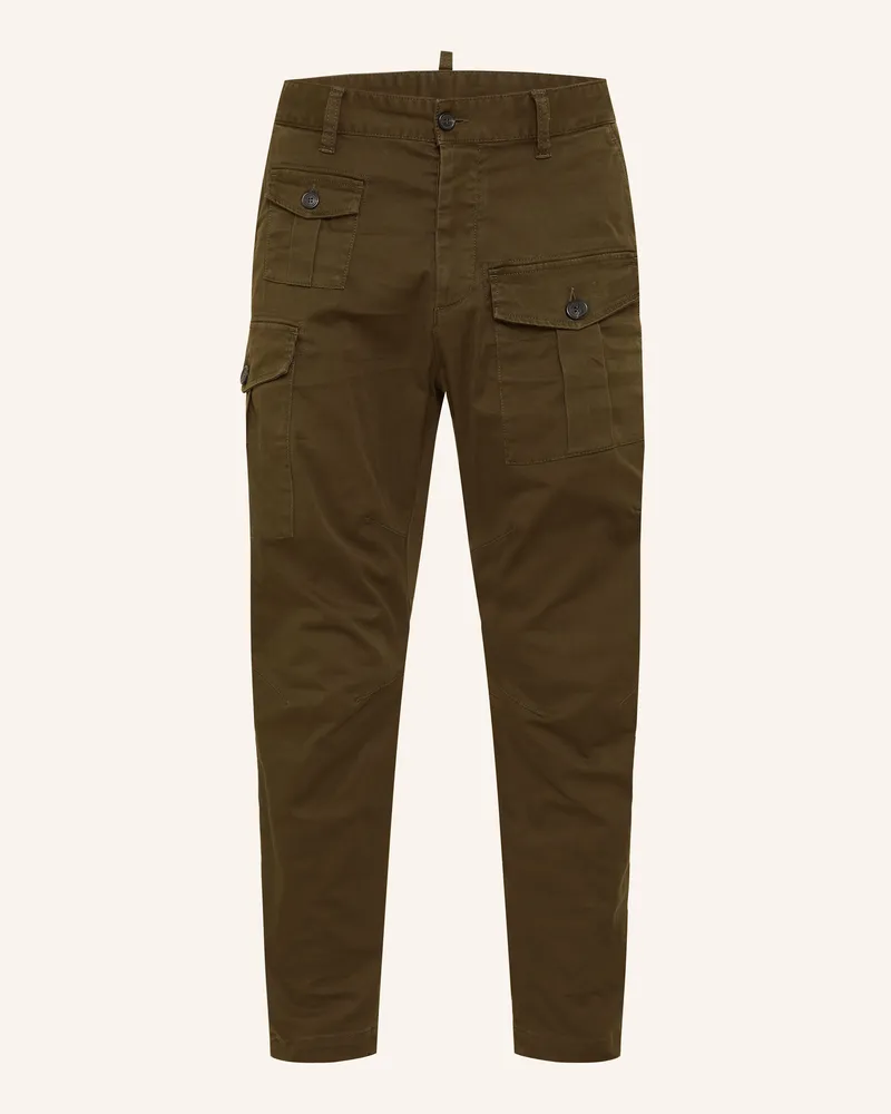 Dsquared2 Cargohose Sexy Cargo Fit Oliv