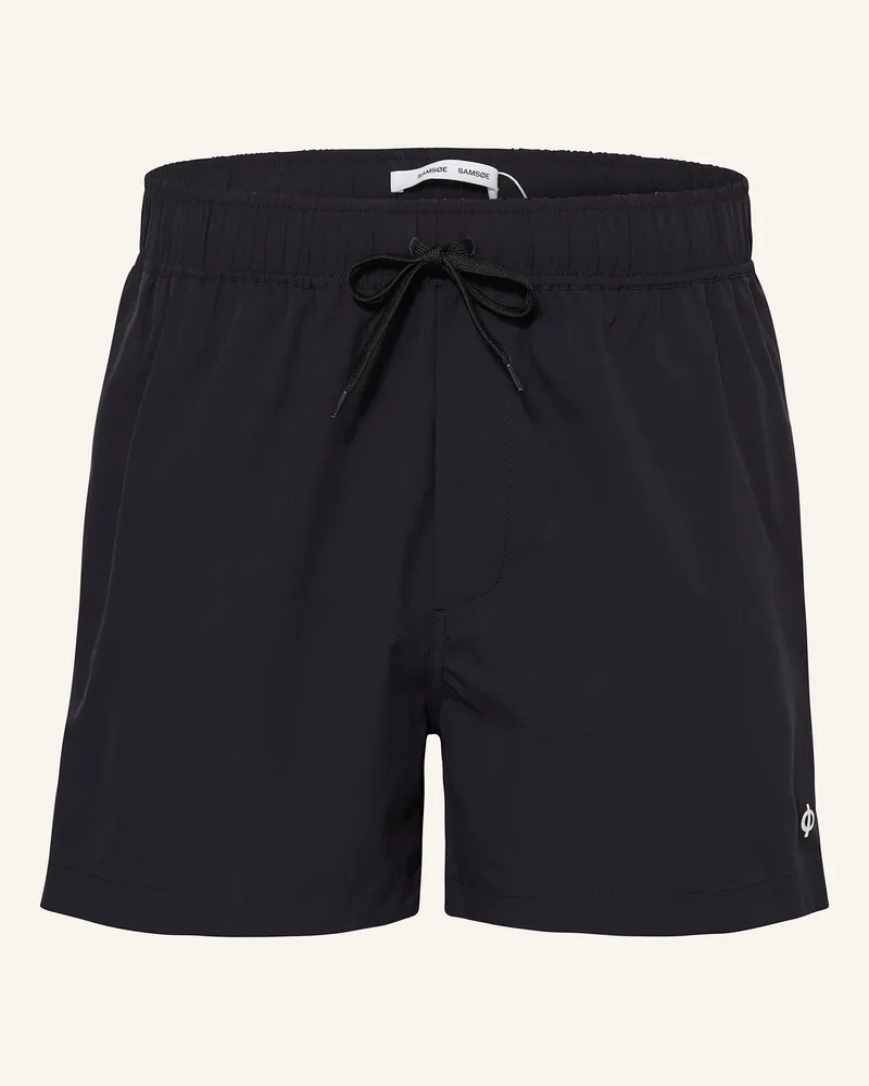Samsøe & Samsøe Badeshorts Moses blau Dunkelblau
