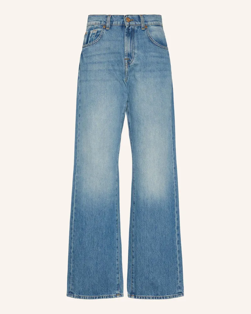 7 for all mankind Jeans Tess Trouser Wide Leg Fit blau Blau