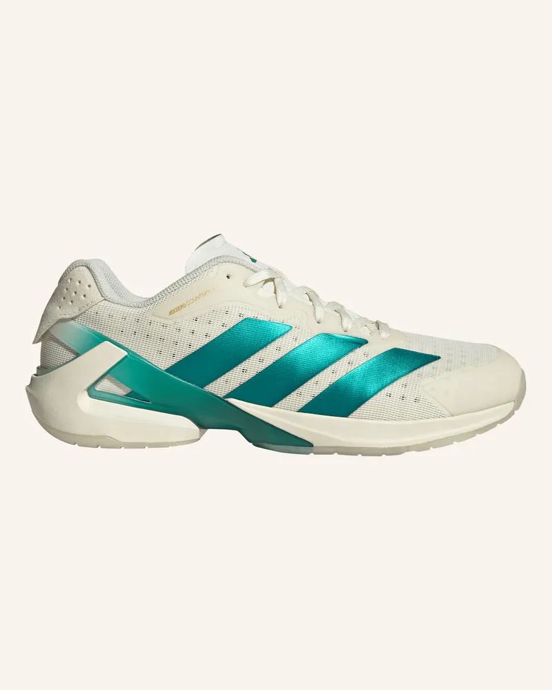 adidas Indoorschuhe Adizero Counterblast beige Weiss