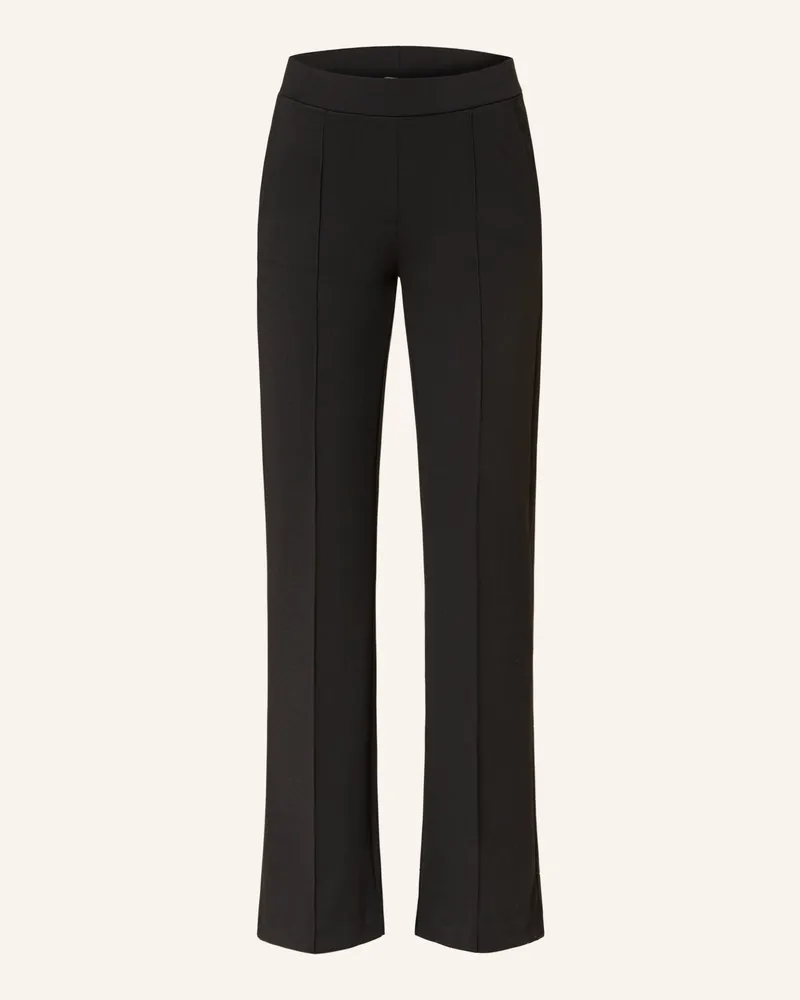 Smith & Soul Marlenehose aus Jersey Schwarz