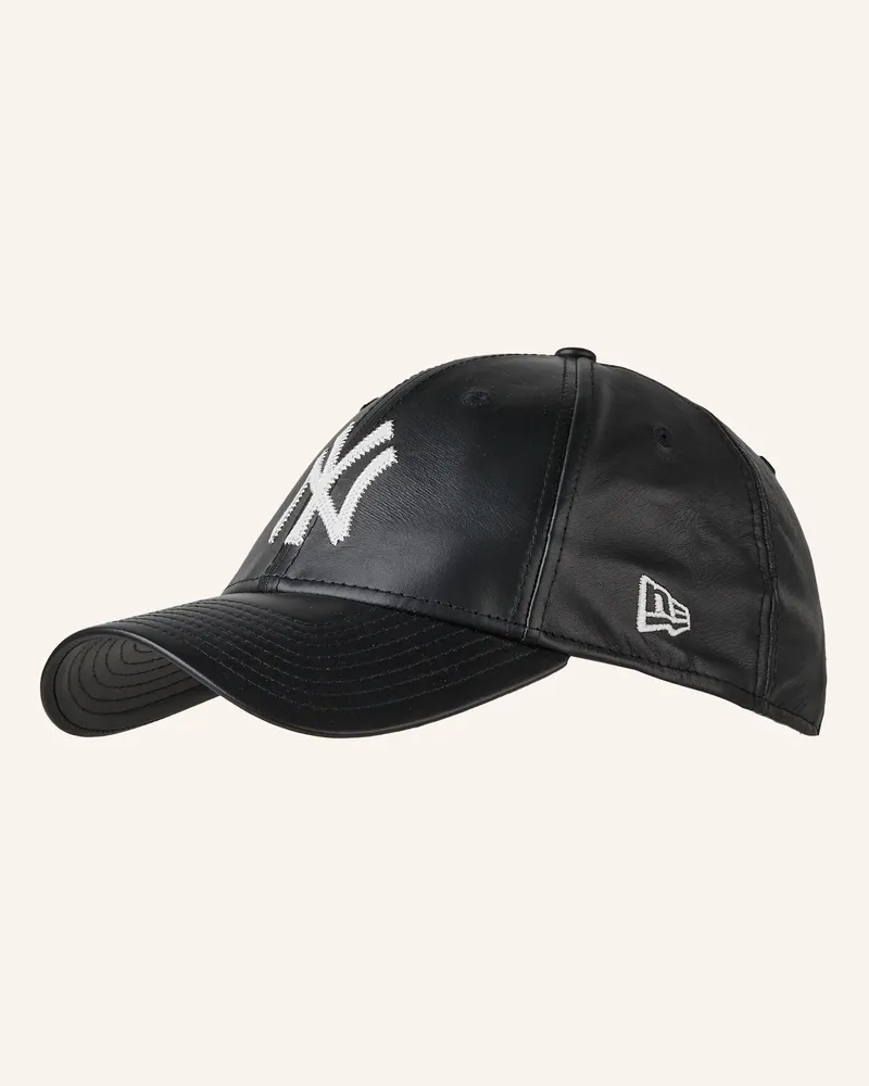New Era Cap IMG LEATHER 9FORTY Schwarz